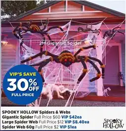 Spotlight Spooky Hollow Spiders & Webs offer