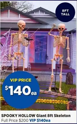 Spotlight Spooky Hollow Giant 8ft Skeleton offer