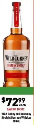 Liquor Legends Wild Turkey 101 Kentucky Straight Bourbon Whiskey offer