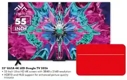 The Good Guys Falcon 55 U65A 4K LED Google TV 2026 offer