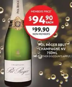 Harry Brown Pol Roger Brut Champagne NV offer