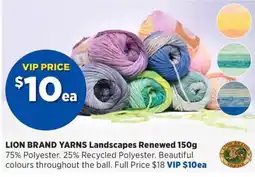 Spotlight Lion Brand Yarns Landscapes Renewed offer