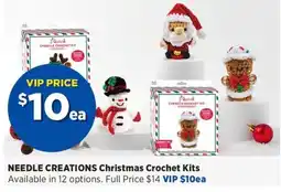 Spotlight Needle Creations Christmas Crochet Kits offer