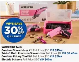 Spotlight WORKPRO Tools offer