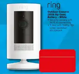 The Good Guys ring Outdoor Camera (Stick Up Cam) Battery - White offer