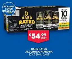 Bottlemart Hard Rated Alcoholic Mixed offer