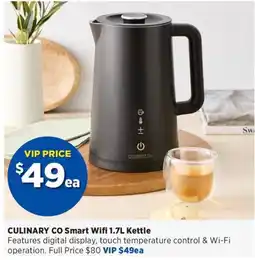 Spotlight Culinary Co Smart Wifi 1.7L Kettle offer
