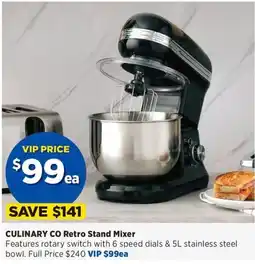 Spotlight Culinary Co Retro Stand Mixer offer