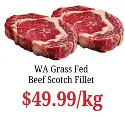 Farmer Jack's WA Grass Fed Beef Scotch Fillet offer