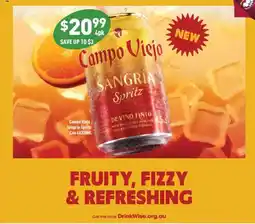 Liquor Legends Campo Viejo Sangria Spritz offer