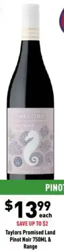 Liquor Legends Taylors Promised Land Pinot Noir offer