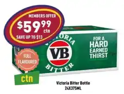Liquor Legends Victoria Bitter Bottle offer