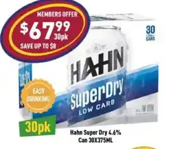 Liquor Legends Hahn Super Dry offer
