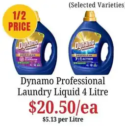 Farmer Jack's Dynamo Professional Laundry Liquid offer