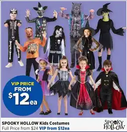 Spotlight Spooky Hollow Kids Costumes offer