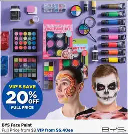 Spotlight BYS Face Paint offer