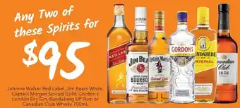 Any Two of these Spirits