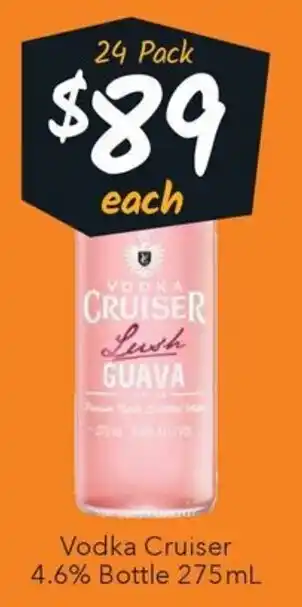 Vodka Cruiser Lush Guava