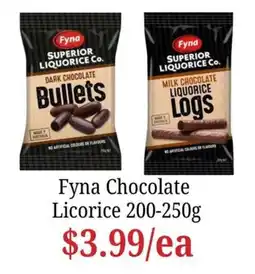 Farmer Jack's Fyna Chocolate Licorice offer