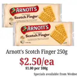 Farmer Jack's Arnott's Scotch Finger offer