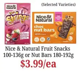 Farmer Jack's Nice & Natural Fruit Snacks offer