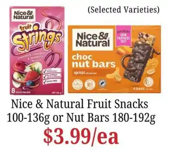 Farmer Jack's Nice & Natural Fruit Snacks offer