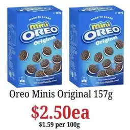 Farmer Jack's Oreo Minis Original offer