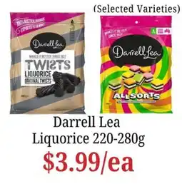 Farmer Jack's Darrell Lea Liquorice offer