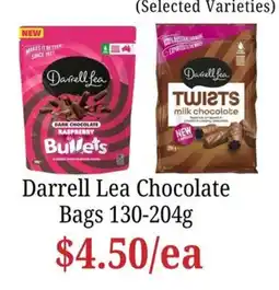 Farmer Jack's Darrell Lea Chocolate Bags offer