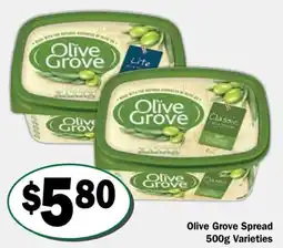 Friendly Grocer Olive Grove Spread Varieties offer