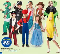 Spotlight SPARTYS Kids Costumes offer
