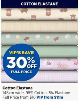 Spotlight Cotton Elastane offer