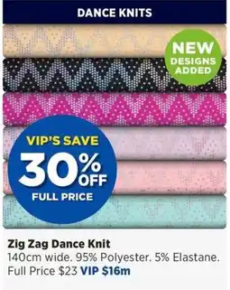 Spotlight Zig Zag Dance Knit offer