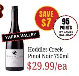 Farmer Jack's Hoddles Creek Pinot Noir offer