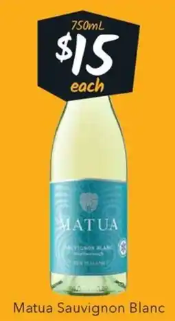 Ritchies Matua Sauvignon Blanc offer