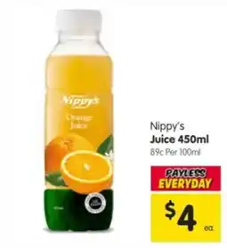 Spar Nippy's Orange Juice offer