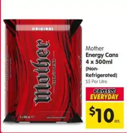 Spar Mother Energy Cans offer