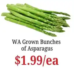 Farmer Jack's WA Grown Bunches of Asparagus offer