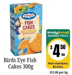 Farmer Jack's Birds Eye Fish Cakes offer