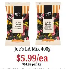 Farmer Jack's Joe's LA Mix Licorice Allsorts offer