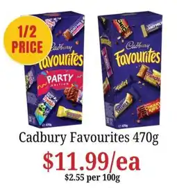 Farmer Jack's Cadbury Favourites offer