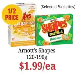 Farmer Jack's Arnott's Shapes offer