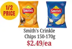 Farmer Jack's Smith's Crinkle Chips offer