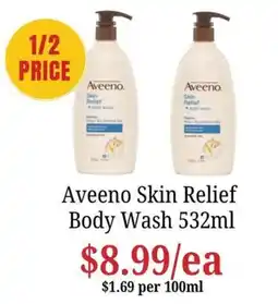 Farmer Jack's Aveeno Skin Relief Body Wash offer