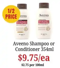 Farmer Jack's Aveeno Shampoo or Conditioner offer