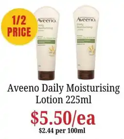 Farmer Jack's Aveeno Daily Moisturising Lotion offer