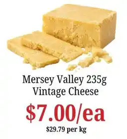 Farmer Jack's Mersey Valley Vintage Cheese offer