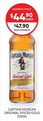Harry Brown Captain Morgan Original Spiced Gold offer