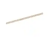 Bevilles Jewellery 9ct Rose Gold Silver Infused Two Tone Curb Bracelet offer