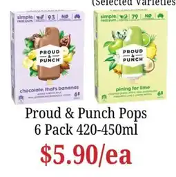 Farmer Jack's Proud & Punch Pops offer